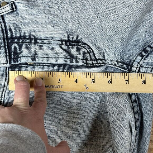 KC Conspirators Jeans Men’s  32x32 Gray Denim BUTTON FLY Skinny Designer - Picture 6 of 16